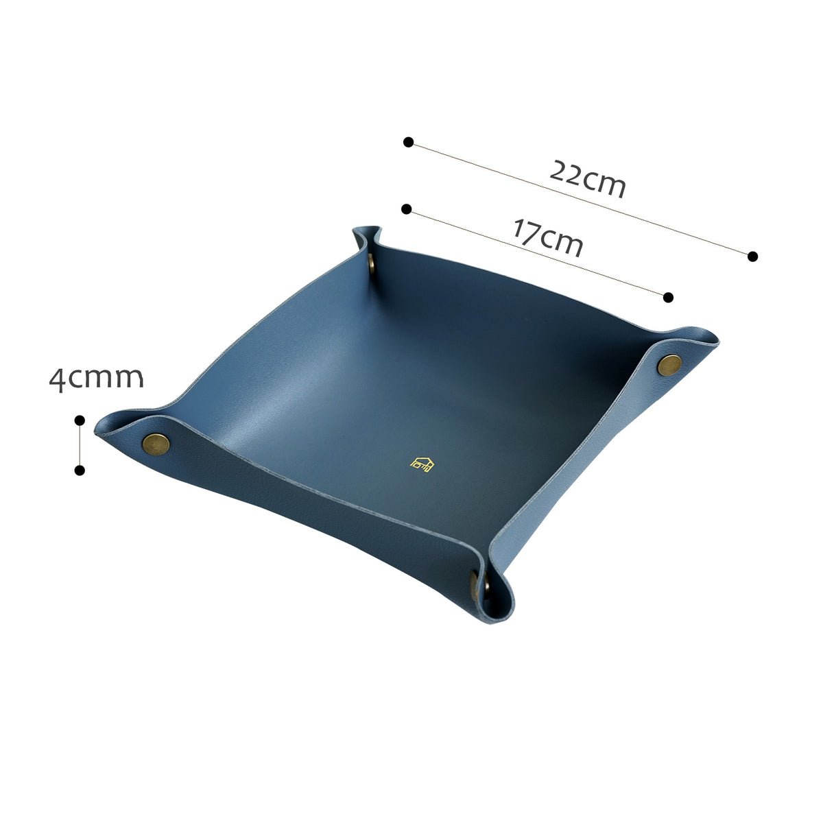 Folding faux-leather valet tray – view 14