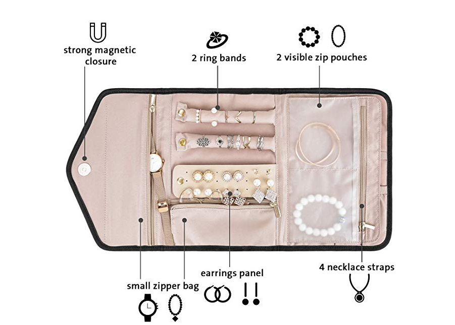 Travel Jewelry Roll