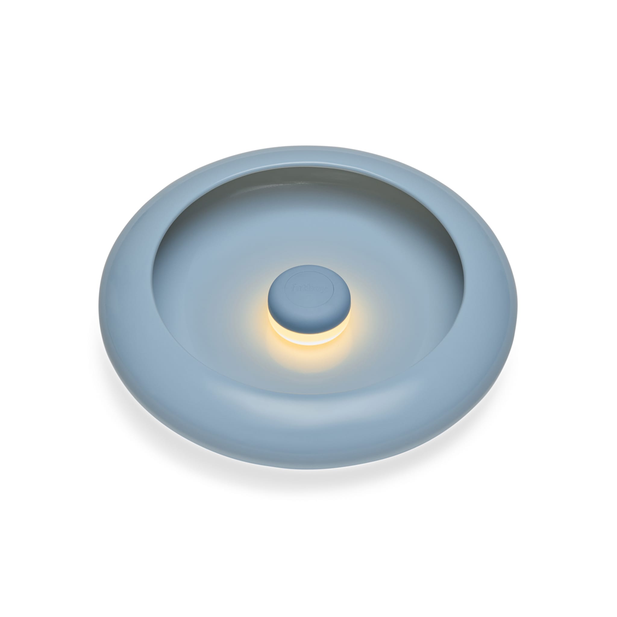 Oloha lamp, medium size in jet blue color, product photo