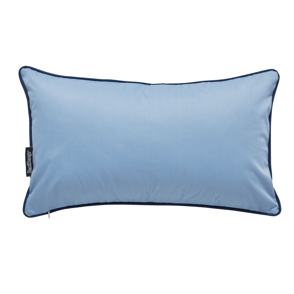 Basil Bangs Indoor/Outdoor Throw Cushion — 50cm x 30cm