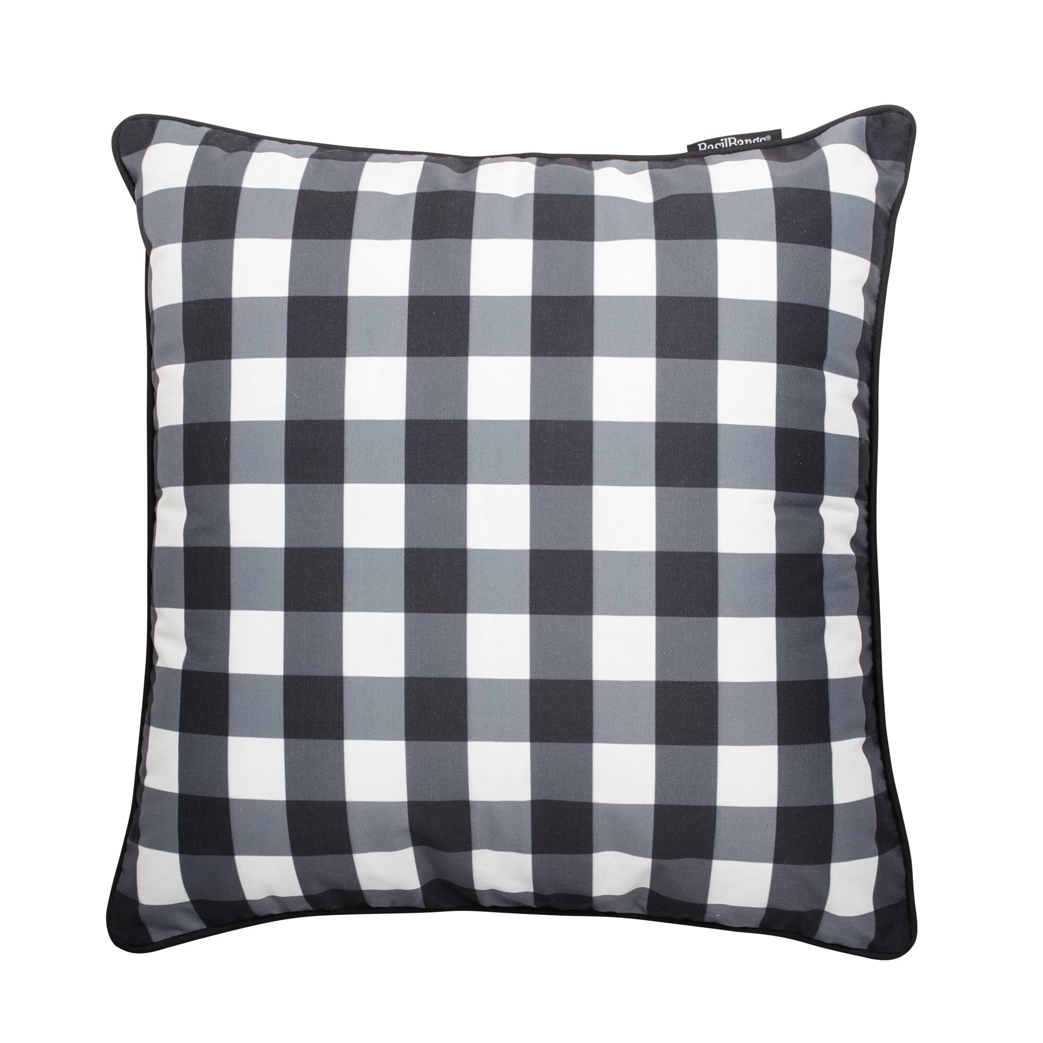 Basil Bangs Indoor/Outdoor Throw Cushion — 50cm x 50cm