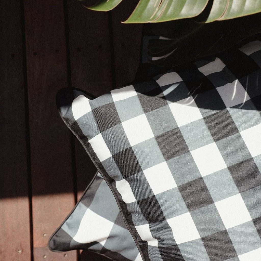 Basil Bangs Indoor/Outdoor Throw Cushion — 50cm x 50cm