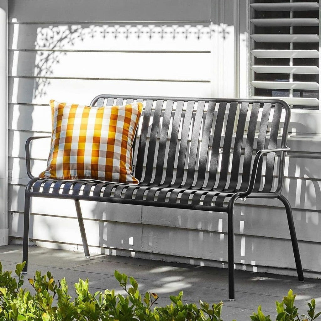 Basil Bangs Indoor/Outdoor Throw Cushion — 50cm x 50cm