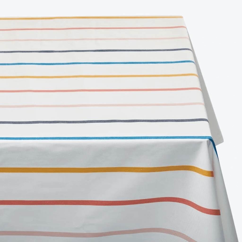 Basil Bangs Stain-Resistant Outdoor Tablecloth
