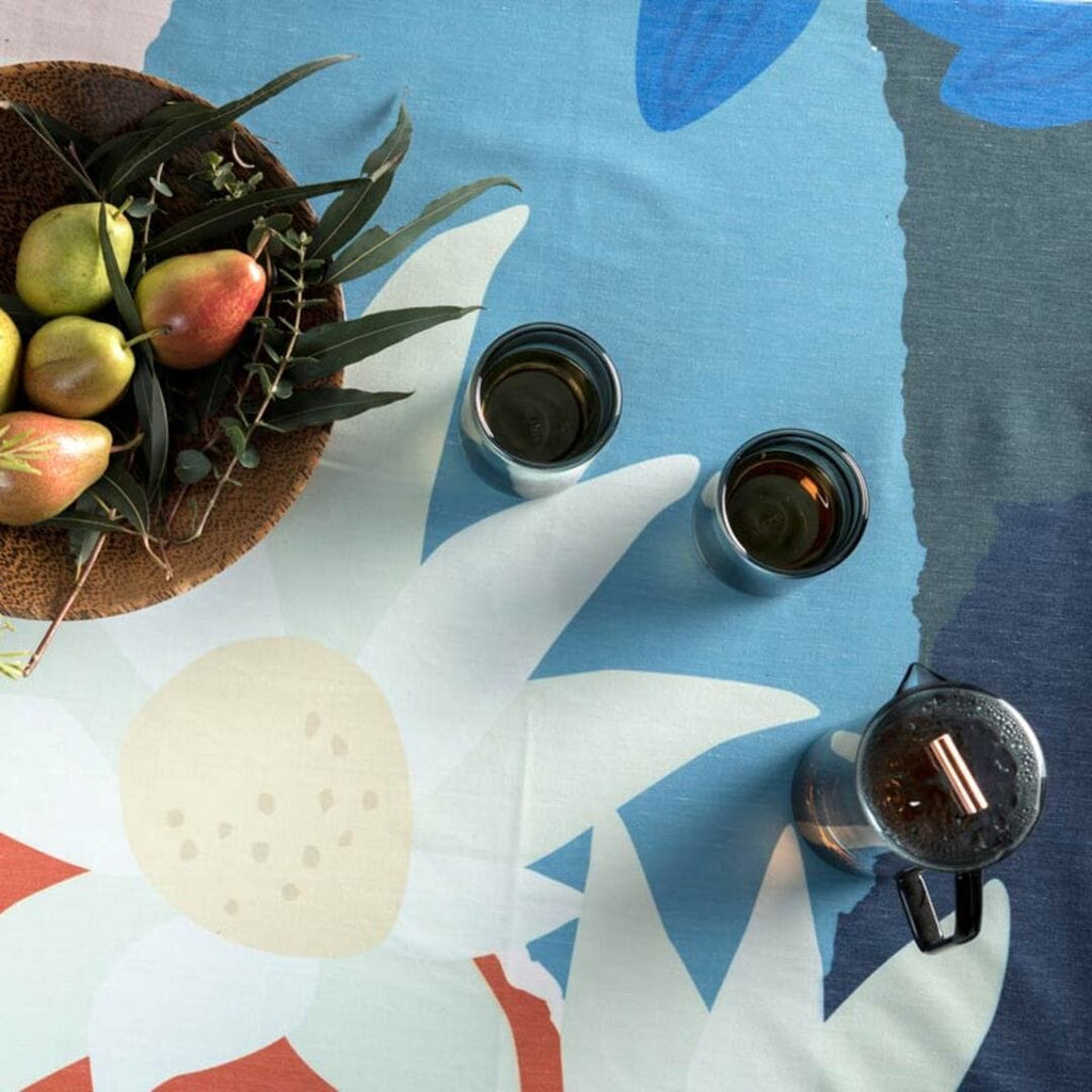 Basil Bangs Stain-Resistant Outdoor Tablecloth