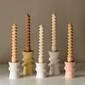 Spiral Column Candlestick Holder | Minimalist Taper Holder