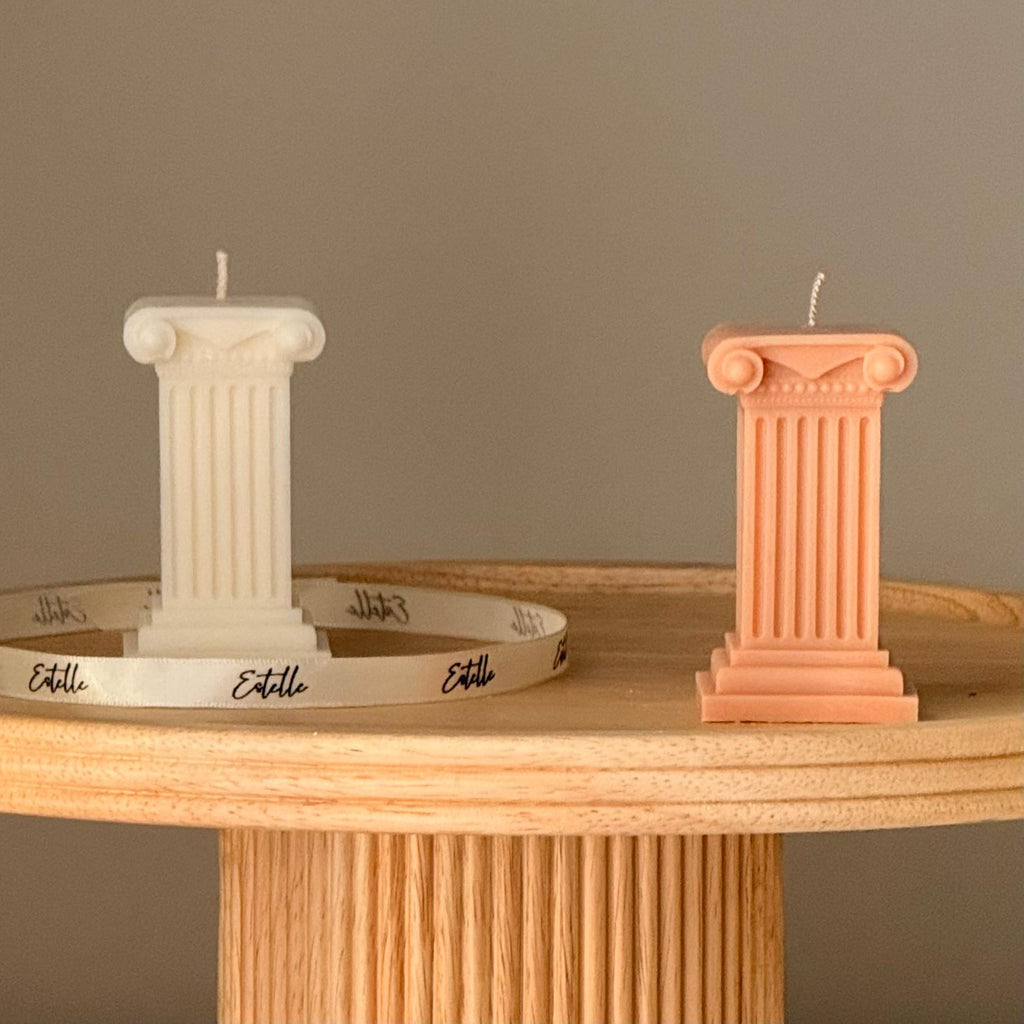 Tiny Column Soy Candle | Sculptural Home Decor